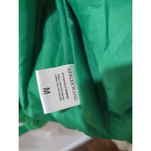 Azalea Wang Teddy Green Varsity Jacket - Picture 6 of 6